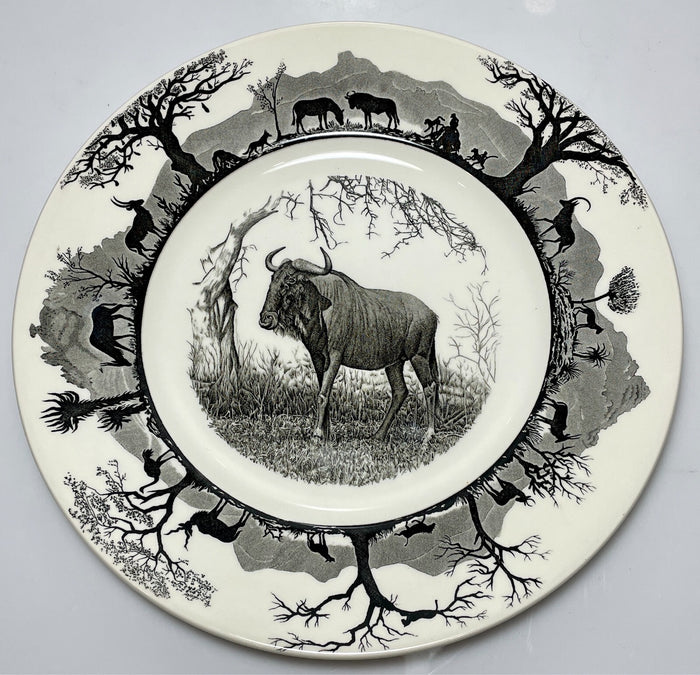 Wedgwood Kruger National Park Dinner Plate Blouwildebees 10 3/4" No Map0