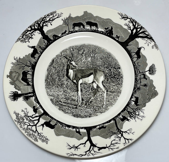 Wedgwood Kruger National Park Dinner Plate Springbok 10 3/4" No Map0