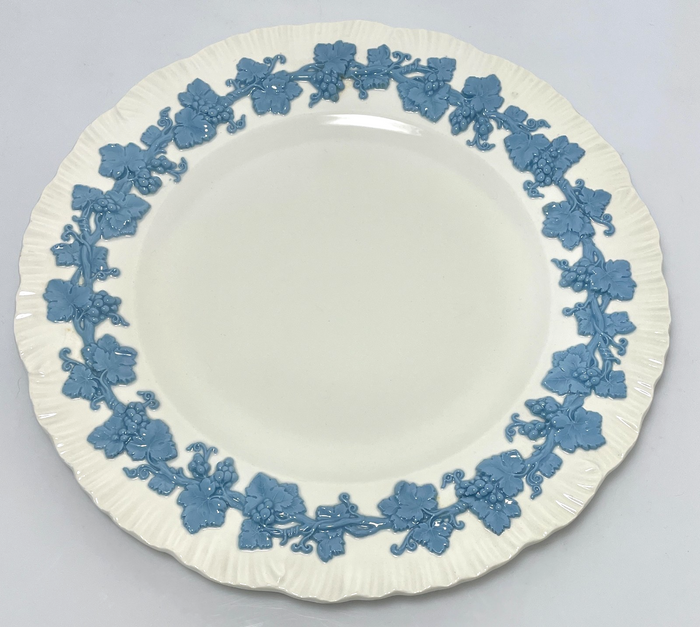 Wedgwood Lavender on Cream Color Bread and Butter Plate 6 1/4" Shell Edge0
