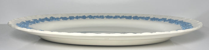 Wedgwood Lavender on Cream Color Oval Serving Platter 16"1