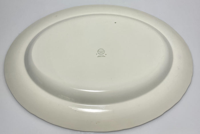 Wedgwood Lavender on Cream Color Oval Serving Platter 16"2