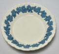Wedgwood Lavender on Cream Color Shell Edge Fruit Bowl 5 1/8"0