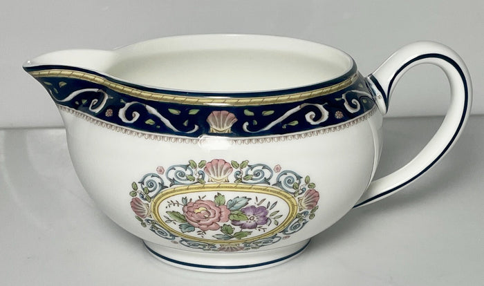Wedgwood Runnymede Blue Creamer 8 Ounce 2 3/4"0