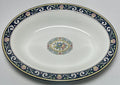Wedgwood Runnymede Blue Oval Vegetable Bowl 10 7/8"0