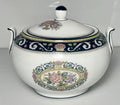Wedgwood Runnymede Blue Sugar Bowl and Lid0