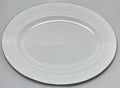 Wedgwood Silver Ermine Traditional Oval Platter 15 1/2"0