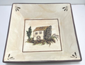 Williams Sonoma Ceramiche Arianna Square Serving Bowl 13" Country Farmhouse0