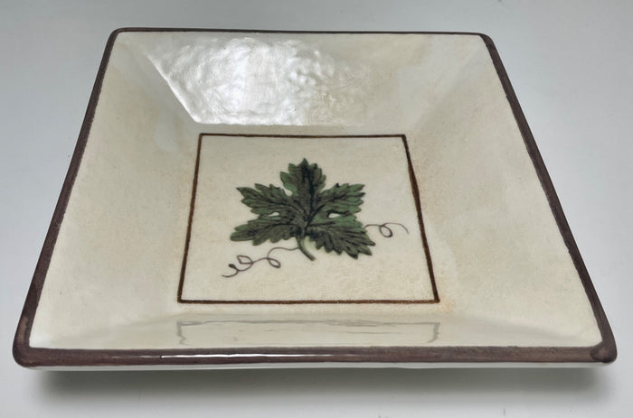 Williams Sonoma Ceramiche Arianna Square Soup Cereal Bowl 8"2