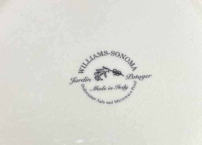 Williams Sonoma Jardin Potager Salad Plate Eggplant 8 1/4"1