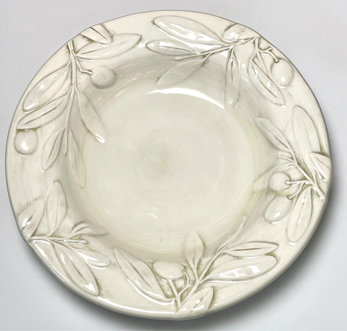 Williams Sonoma Tuscan Olive Soup Pasta Bowl 9 3/4"0