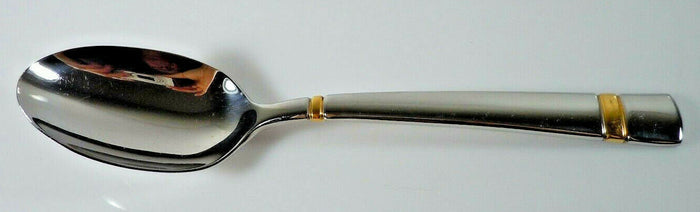 Yamazaki Chelsea Gold Accent Stainless Place Soup Spoon 7 3/4"0
