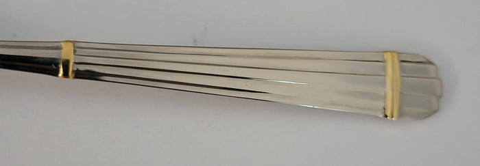 Yamazaki Stanford Sugar Spoon 6 1/4" Stainless Korea Flatware1